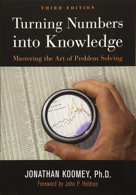 turning numbers into knowledge mastering the art of problem solving PDF